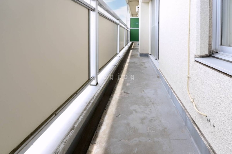 バルコニー　モデルルームの写真です