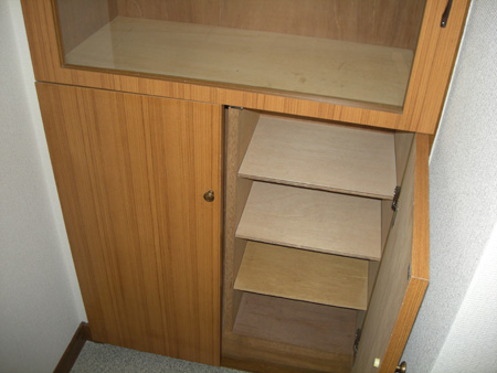 収納　大きなものも収納できそうです