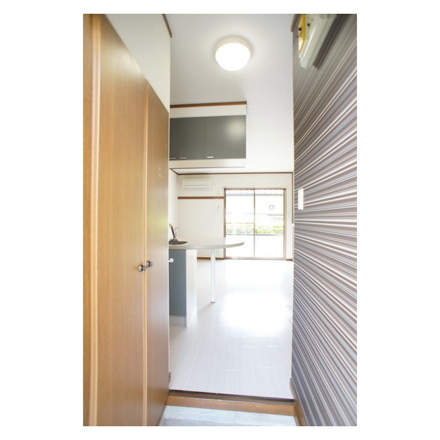 玄関　シンプルな生活動線