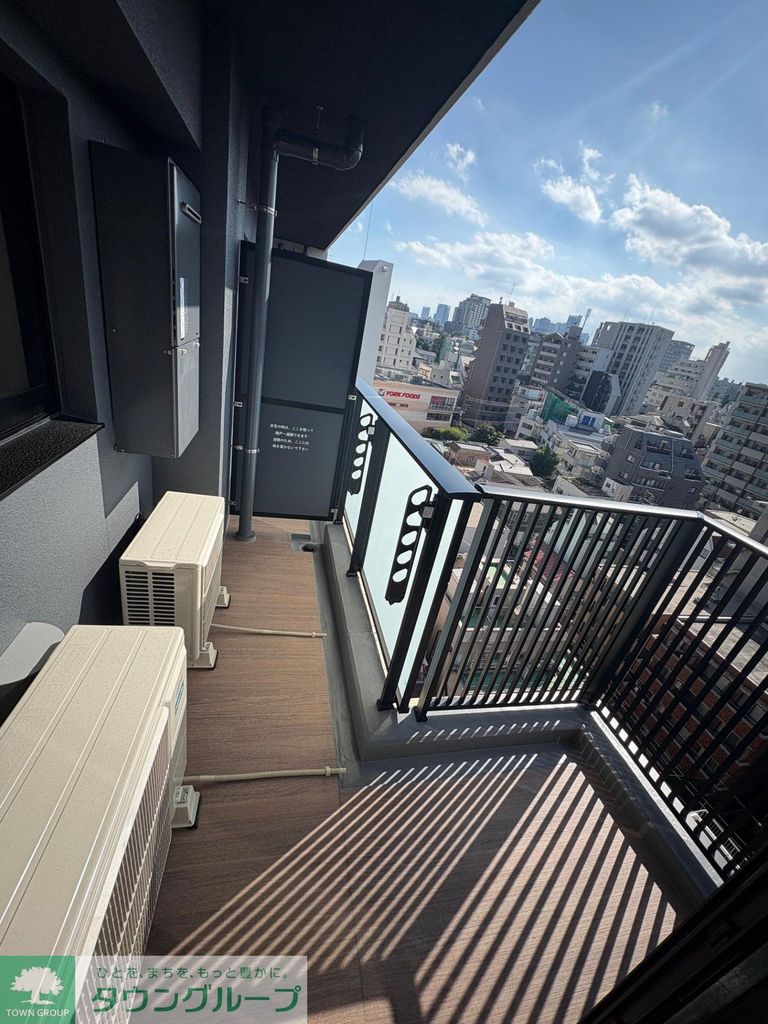 バルコニー　庭