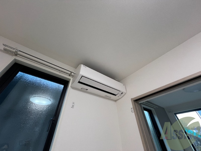 その他設備　エアコンも設置されております。毎日快適に過ごせそうですね。