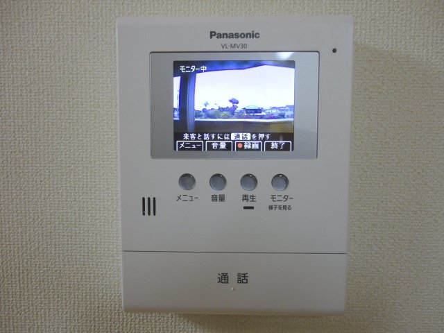 セキュリティ　カメラ付インターホン（イメージ）