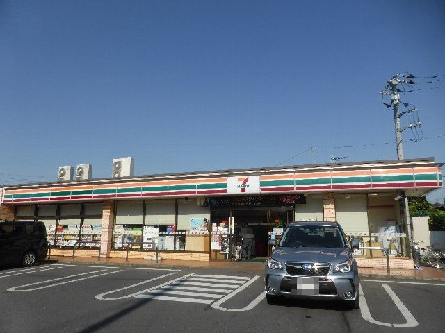 コンビニ　セブン-イレブン越谷大沢東店（コンビニ）まで668m