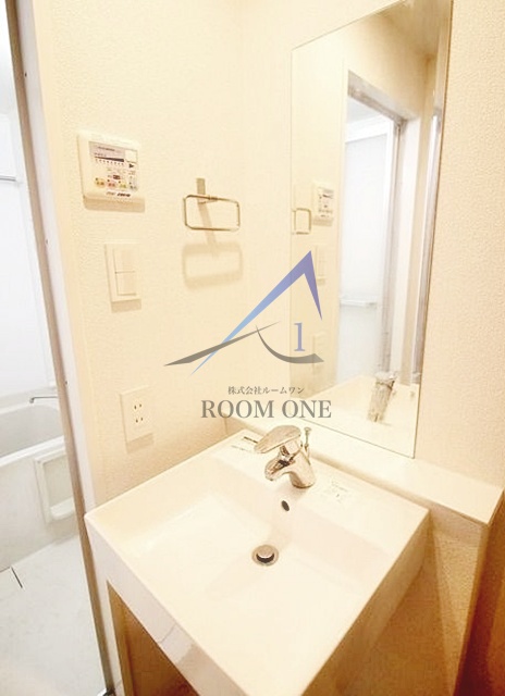 洗面設備　洗面台です。