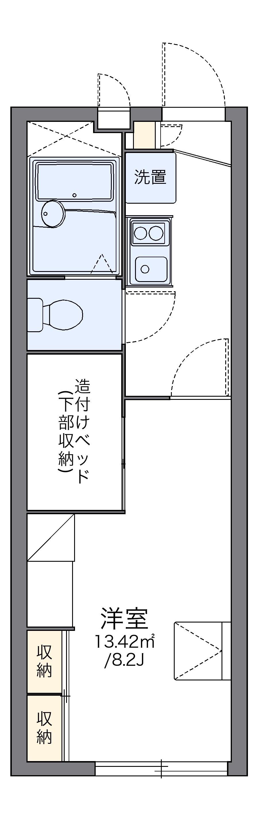 レオパレス御堀IIの間取り写真