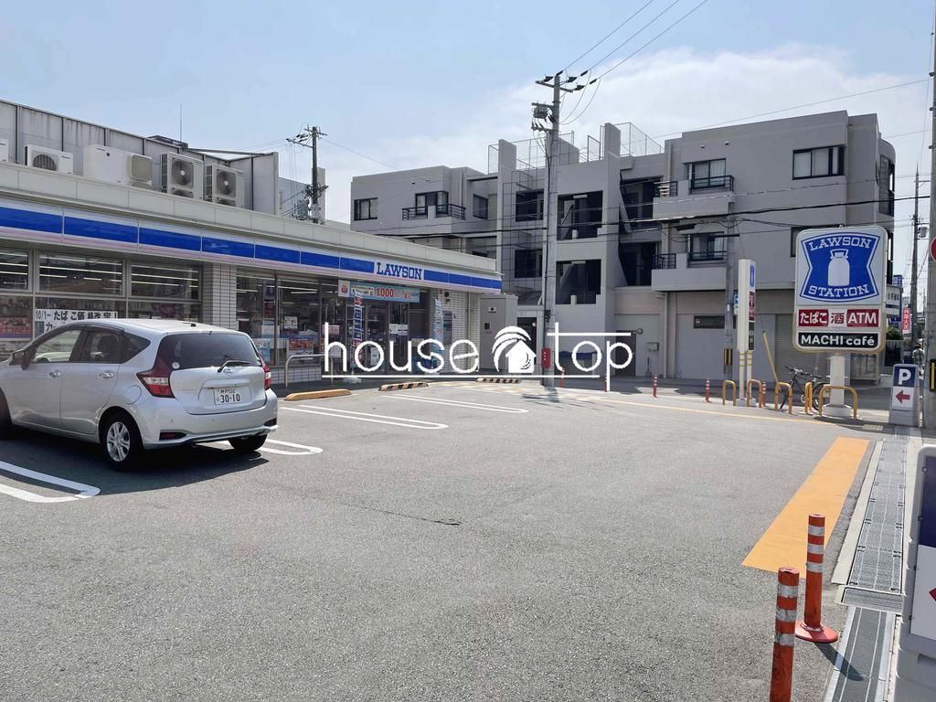 コンビニ　ローソン青木町店（コンビニ）まで581m