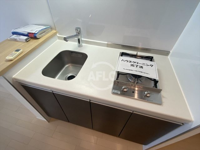 キッチン　アーバネックス北浜　2口ガスシステムキッチン