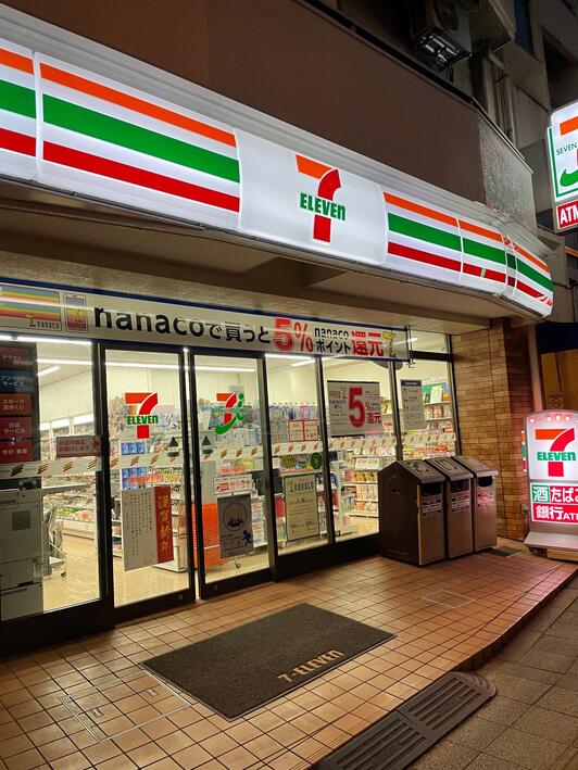 コンビニ　セブンイレブン高輪台駅前店（コンビニ）まで223m