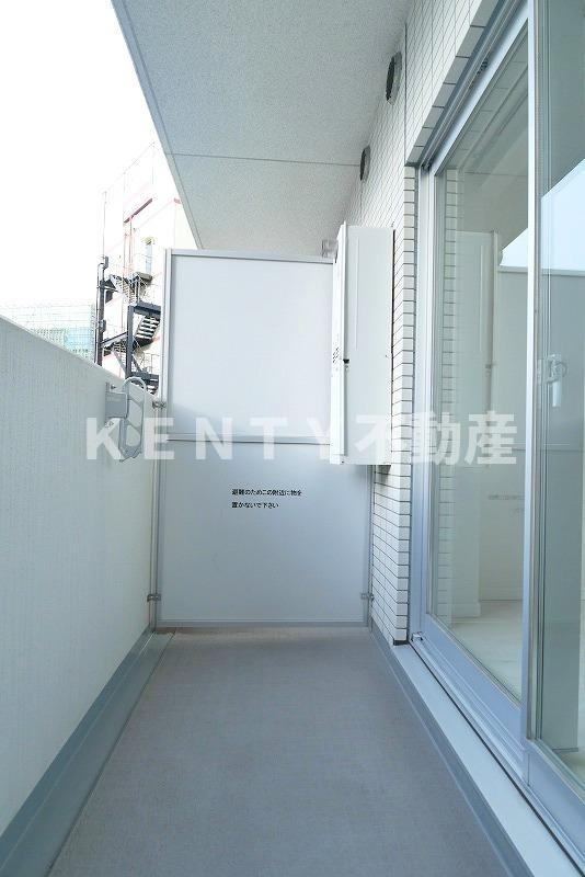 バルコニー　落ち着いた時間を過ごせるバルコニーです