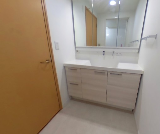 洗面設備　別タイプ部屋　参考写真です