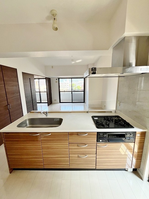 キッチン　★システムキッチングリル付き/3口コンロ★