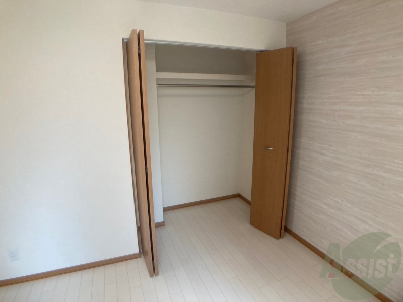 収納　クローゼットがありました。お洋服や荷物はここへ