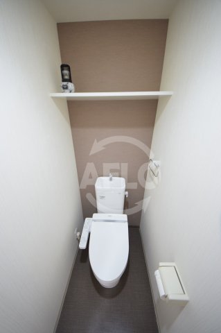 トイレ　グランデカワノ真田山　温水洗浄便座