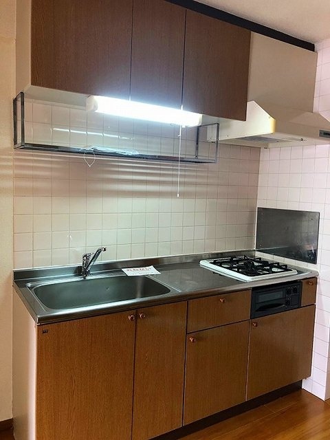 キッチン　ガスコンロ付きキッチンです。