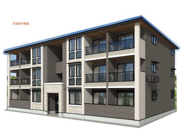 建物外観　オートロック・宅配BOX付きで安心です！