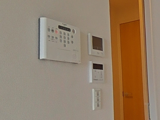 セキュリティ　※別部屋の写真です