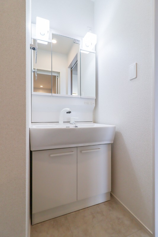 洗面設備　図面と現状に相違がある場合には現状を優先