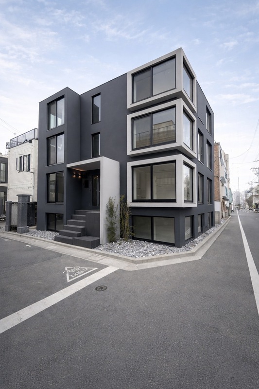 建物外観　スタイリッシュな外観