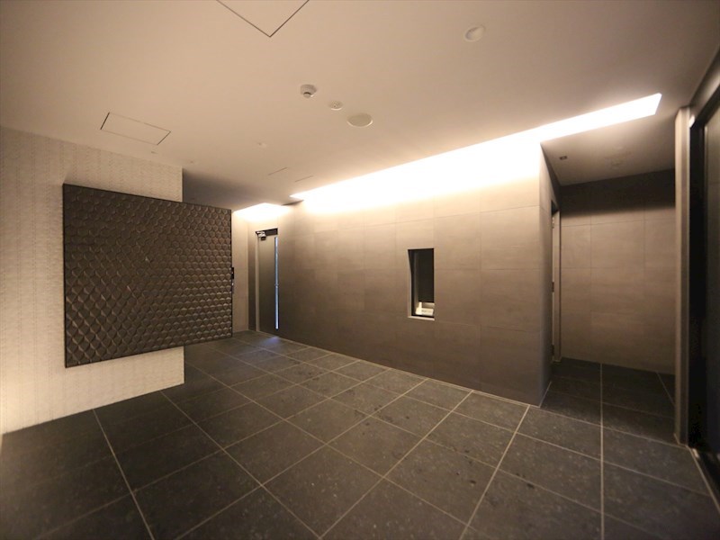 エントランス　エントランス　オートロック　宅配ＢＯＸ　防犯カメラ