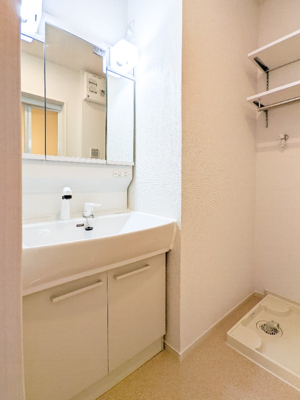 洗面設備　図面と現状に相違がある場合には現状を優先