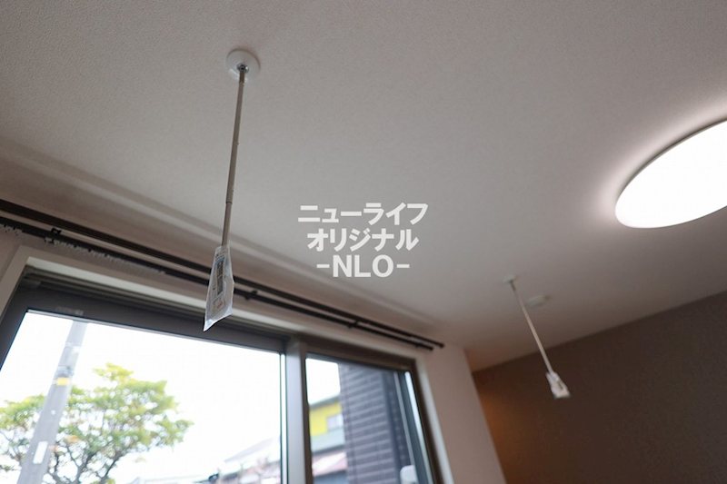 その他設備　雨天時のお洗濯や花粉対策に役立つ室内物干し付☆