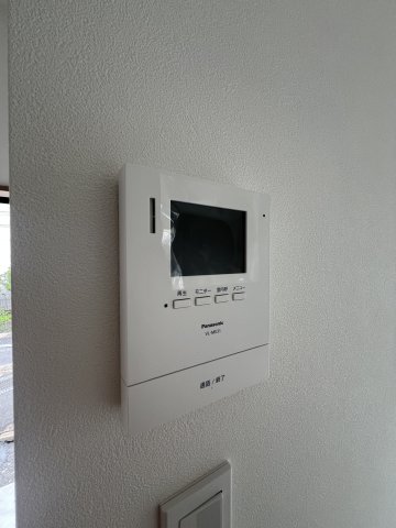 セキュリティ　モニター付きインターホンです