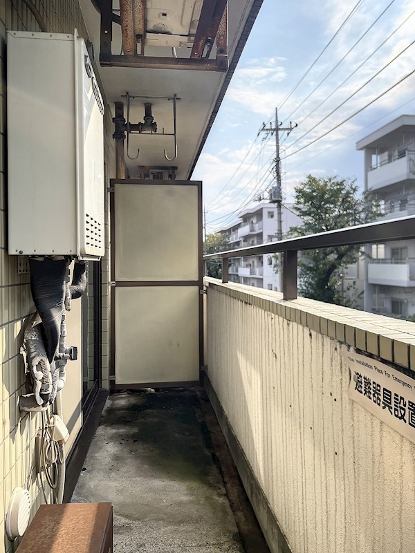 バルコニー　※別部屋の写真です