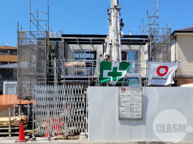 建物外観　建築中です
