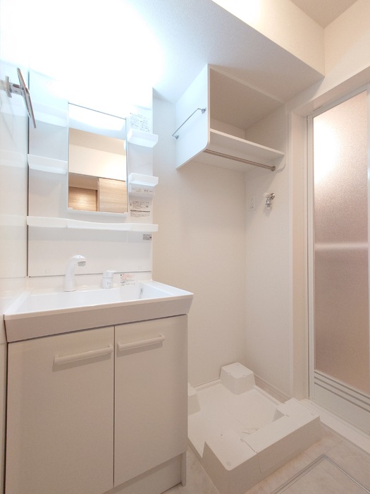 洗面設備　使いやすい洗面所です