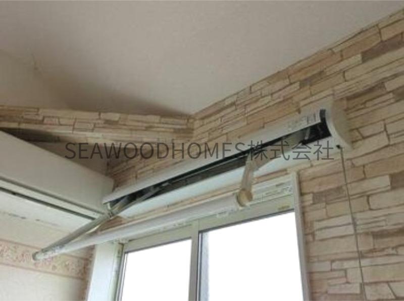 その他設備　室内物干し