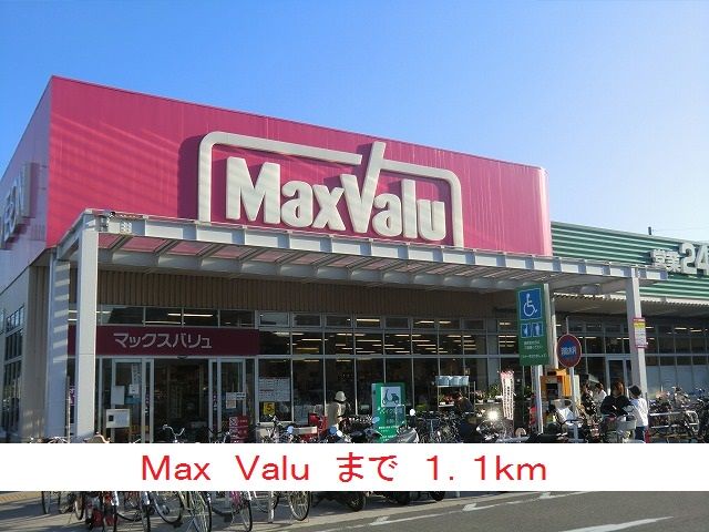 スーパー　MaxValu（スーパー）まで1100m