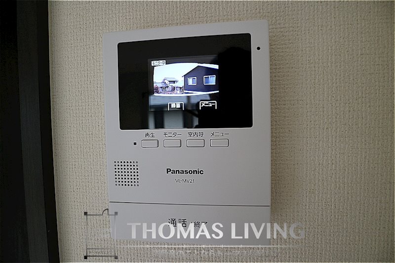 セキュリティ　モニター付きインターフォンでセキュリティ面も安心ですね。