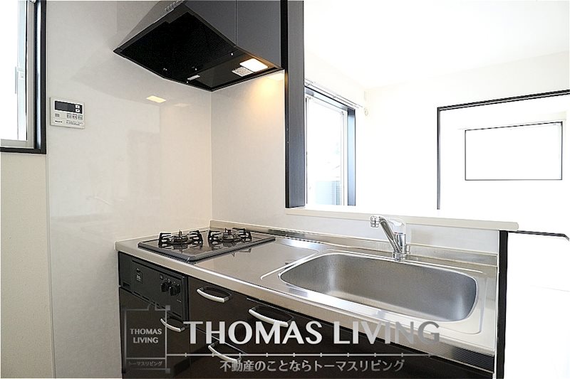 キッチン　嬉しい2口コンロ付きです。