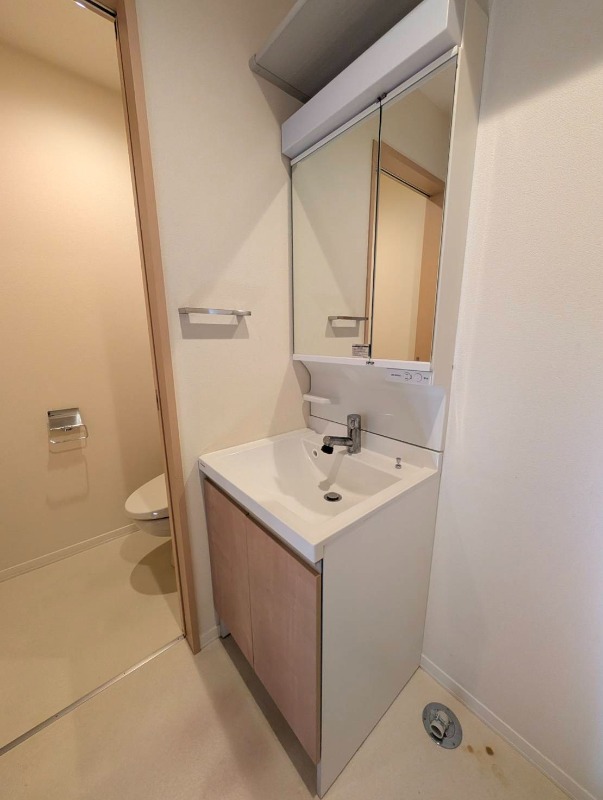 洗面設備　他号室の写真になります。