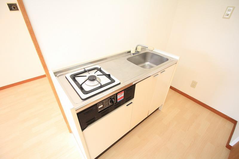 キッチン　ガスコンロ1口付き