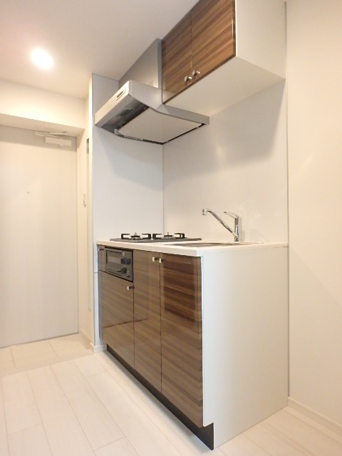 キッチン　2口ガスコンログリル付