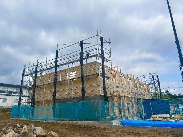 建物外観　建築現場