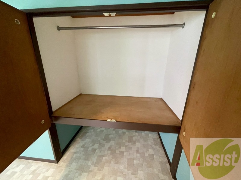 収納　収納もバッチリあるのでお部屋が片付きますよ！