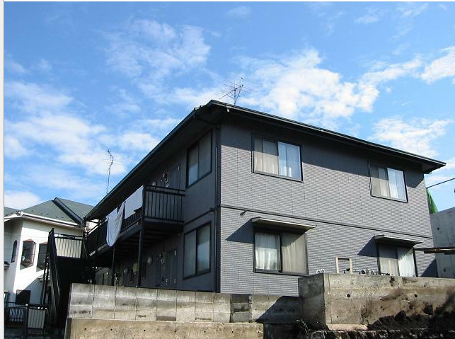 建物外観　グレーの外観がオシャレです。