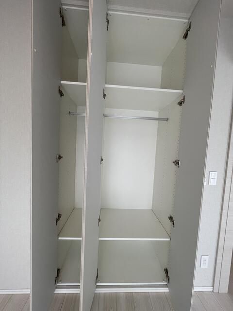収納　たっぷりとした収納スペースです