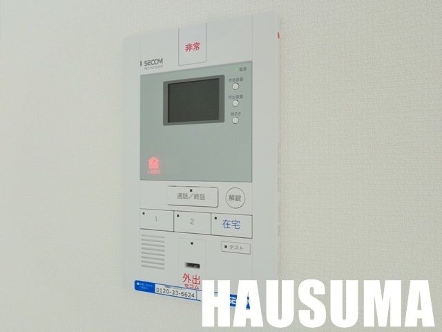 セキュリティ　モニター付きインターホン