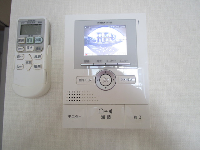 セキュリティ　安心のモニター付きインターホン
