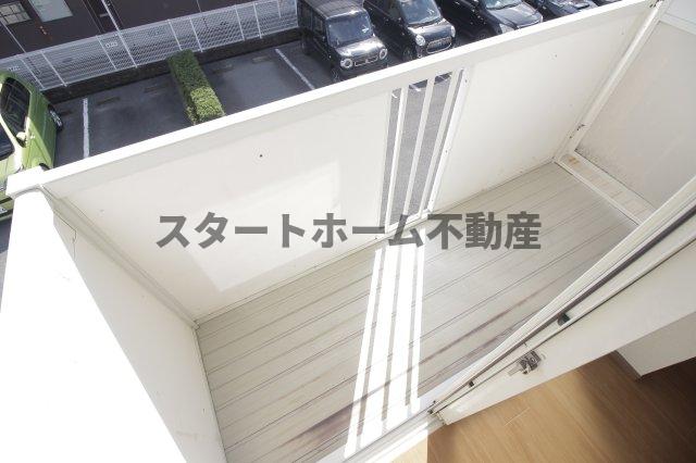 バルコニー　広々としたバルコニーです