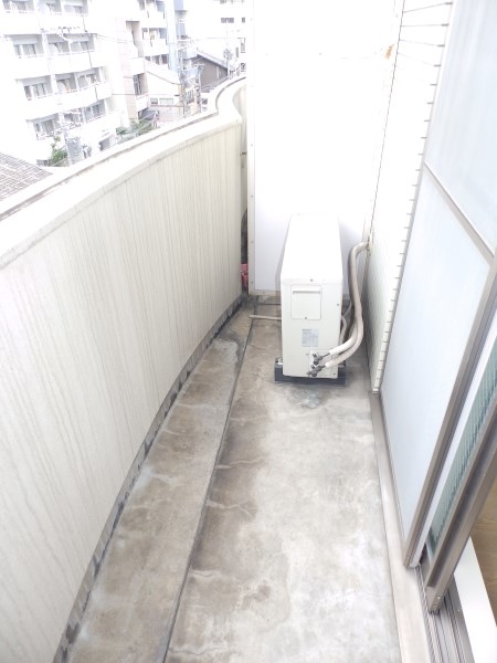 バルコニー　西向きベランダ