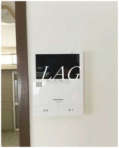 セキュリティ　モニター付きインターホンです。