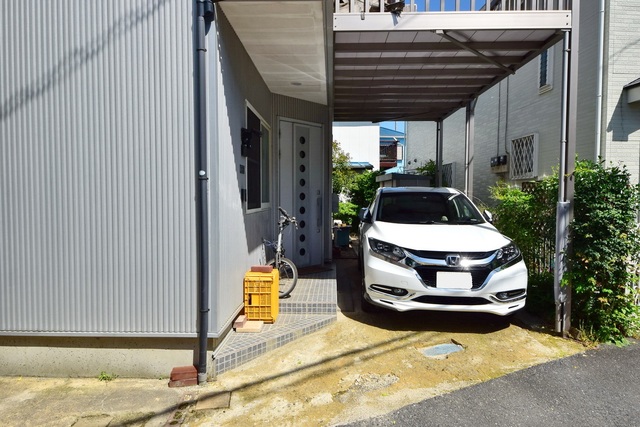 駐車場　～ただいまっ～