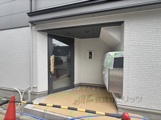 エントランス　建築中