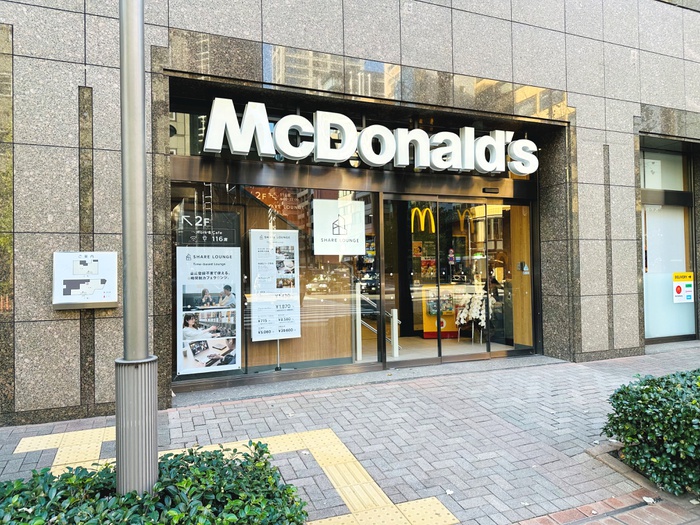 飲食店　マクドナルド神谷町店（飲食店）まで350m