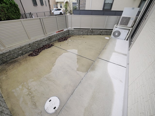 庭　お庭でゆったりと過ごせます