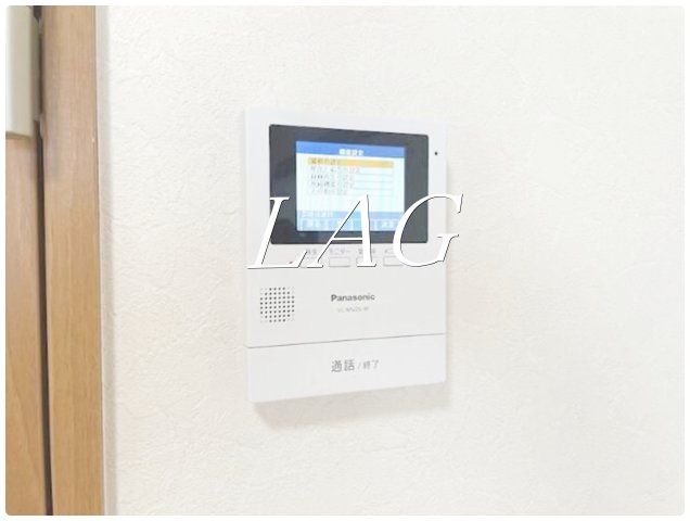 セキュリティ　モニター付きインターホンです。